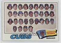 Chicago Cubs Team, Herman Franks