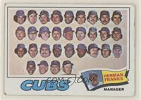 Chicago Cubs Team, Herman Franks [Good to VG‑EX]