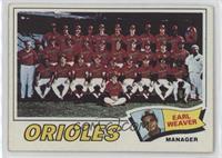 Baltimore Orioles Team, Earl Weaver