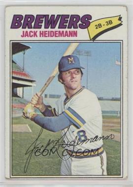 1977 Topps - [Base] #553 - Jack Heidemann [Poor to Fair]