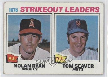 1977 Topps - [Base] #6 - League Leaders - Nolan Ryan, Tom Seaver [Good to VG‑EX]