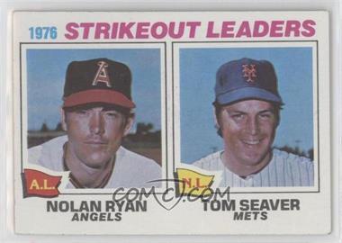 1977 Topps - [Base] #6 - League Leaders - Nolan Ryan, Tom Seaver