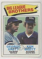 Big League Brothers - George Brett, Ken Brett [Poor to Fair]