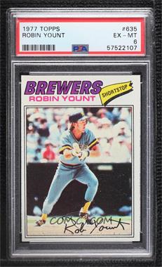 1977 Topps - [Base] #635 - Robin Yount [PSA 6 EX‑MT]