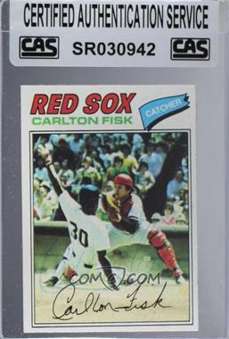 1977 Topps - [Base] #640 - Carlton Fisk [CAS Certified Sealed]