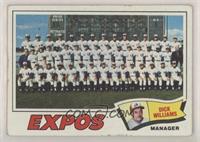Montreal Expos Team, Dick Williams [Poor to Fair]