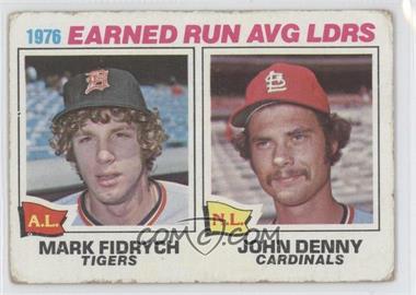 1977 Topps - [Base] #7 - League Leaders - Mark Fidrych, John Denny [Poor to Fair]