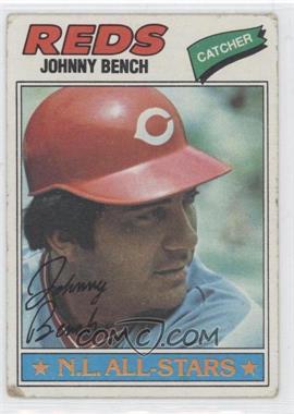 1977 Topps - [Base] #70 - Johnny Bench [Good to VG‑EX]