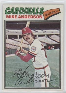 1977 Topps - [Base] #72 - Mike Anderson [Poor to Fair]