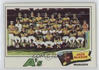 Oakland Athletics Team Checklist (Jack McKeon)