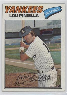 1977 Topps - [Base] #96 - Lou Piniella