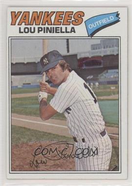 1977 Topps - [Base] #96 - Lou Piniella