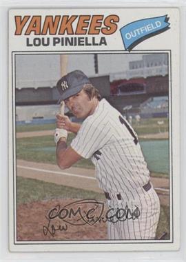 1977 Topps - [Base] #96 - Lou Piniella