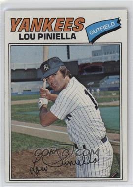 1977 Topps - [Base] #96 - Lou Piniella