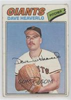 Dave Heaverlo [Poor to Fair]