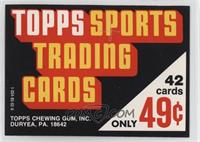 Super Sports Card Locker Advertisement [Poor to Fair]