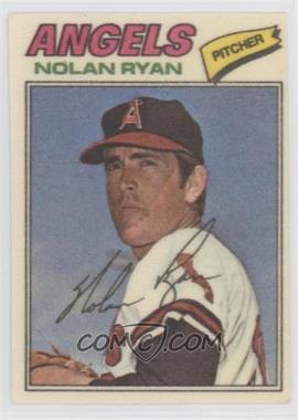 1977 Topps Baseball Patches Cloth Stickers - [Base] #40.2 - Nolan Ryan (Two Stars at Back Bottom)