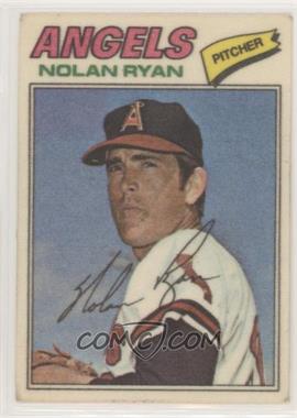 1977 Topps Baseball Patches Cloth Stickers - [Base] #40.2 - Nolan Ryan (Two Stars at Back Bottom)