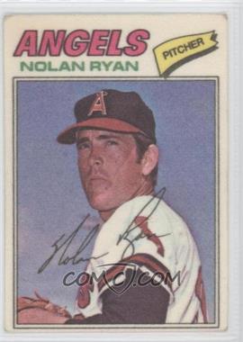 1977 Topps Baseball Patches Cloth Stickers - [Base] #40.2 - Nolan Ryan (Two Stars at Back Bottom)