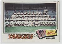 New York Yankees Team, Billy Martin [Good to VG‑EX]