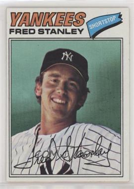 1977 Topps Burger King - New York Yankees #16 - Fred Stanley