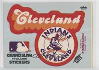 Cleveland Indians (blue background)