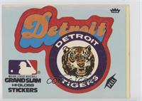 Detroit Tigers (Blue Background)