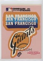 San Francisco Giants (Pink Background) [Good to VG‑EX]