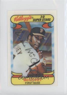 1978 Kellogg's 3-D Super Stars - [Base] #23 - Willie McCovey