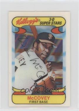 1978 Kellogg's 3-D Super Stars - [Base] #23 - Willie McCovey