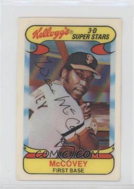 1978 Kellogg's 3-D Super Stars - [Base] #23 - Willie McCovey