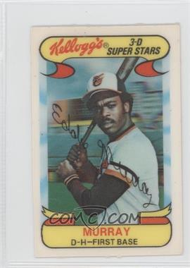 1978 Kellogg's 3-D Super Stars - [Base] #25 - Eddie Murray [Good to VG‑EX]