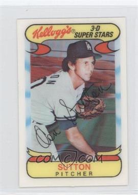 1978 Kellogg's 3-D Super Stars - [Base] #57 - Don Sutton