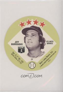 1978 MSA Discs - [Base] - Big T/Tastee-Freez #4 - Jeff Burroughs