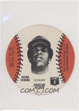 1978 MSA Discs - [Base] - Wiffle Ball #_CECE - Cesar Cedeno [Poor to Fair]