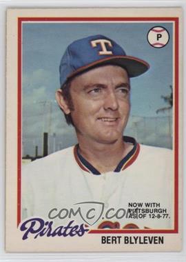 1978 O-Pee-Chee - [Base] #113 - Bert Blyleven