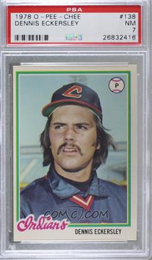 1978 O-Pee-Chee - [Base] #138 - Dennis Eckersley [PSA 7 NM]