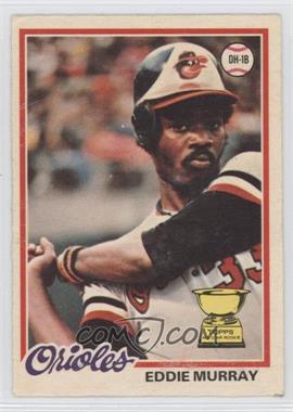 1978 O-Pee-Chee - [Base] #154 - Eddie Murray [Good to VG‑EX]