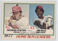 George Foster, Jim Rice