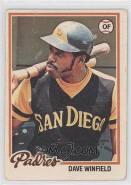 1978 O-Pee-Chee - [Base] #78 - Dave Winfield [Poor to Fair]