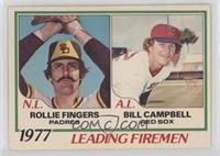 Rollie Fingers, Bill Campbell [Good to VG‑EX]