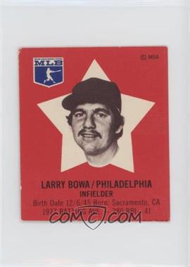 1978 Pepsi-Cola Superstars - [Base] - Hand-Cut Tabs #_LABO - Larry Bowa