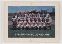 Indianapolis Indians Team [Good to VG‑EX]