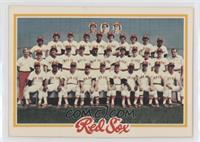 Team Checklist - Boston Red Sox Team