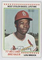 Record Breaker - Lou Brock [Noted]