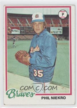 1978 Topps - [Base] #10 - Phil Niekro [Good to VG‑EX]