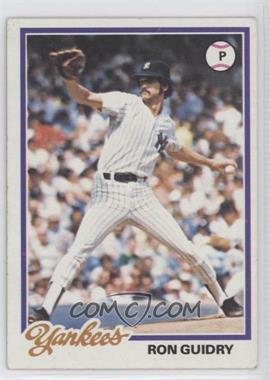 1978 Topps - [Base] #135 - Ron Guidry [Good to VG‑EX]