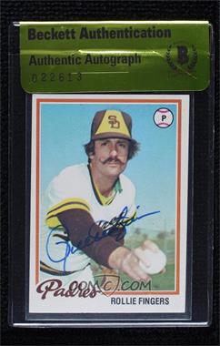 1978 Topps - [Base] #140 - Rollie Fingers [BAS Authentic]