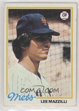 1978 Topps - [Base] #147 - Lee Mazzilli