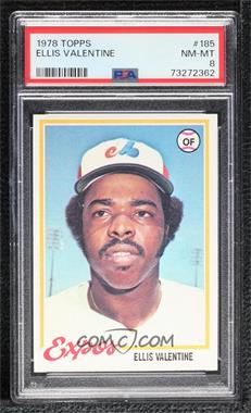 1978 Topps - [Base] #185 - Ellis Valentine [PSA 8 NM‑MT]